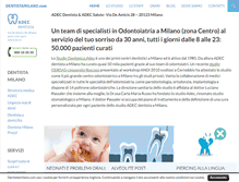 Tablet Screenshot of dentistamilano.com